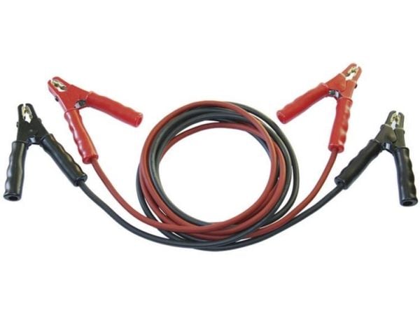 Startkabler SET® SK25-ST 25 mm² kobber 3,50 m med stålplåt-tenger, uten beskyttelseskrets