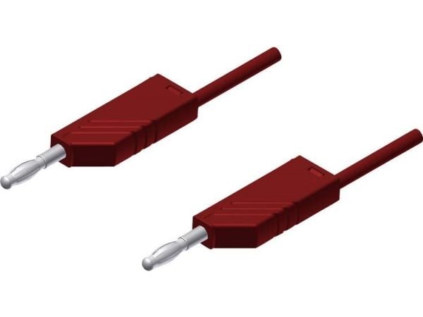 Hirschmann MLN 200/2,5, punainen, PVC-muovi, polyamidi, nikkeli, 30 VAC/60 VDC, 32 A, 0,02 O