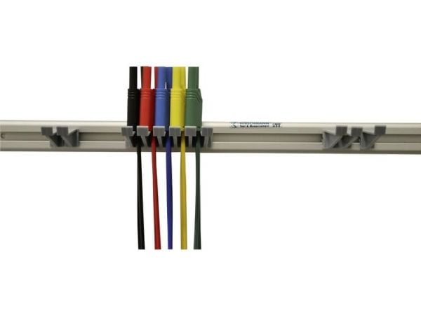 SKS Hirschmann PMS 4 S LMLH Turvatestausjohtosarja [Lamellipistoke 4 mm - Lamellipistoke 4 mm] 1,00 m Punainen 1 kpl 1 kpl