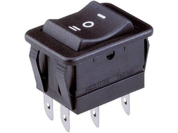 Arcolectric (Bulgin Ltd.) H1570 VB AAA vipkontakt H1570 VB AAA 250 V/AC 16 A 2 x On/Off/On
