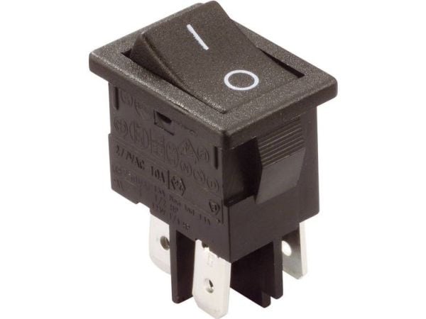 Arcolectric (Bulgin Ltd.) keinukytkin H8550VBACA 250 V/AC 10 A 2 x Off/On naksahtaa 1 kpl Arcolectric (Bulgin Ltd.) keinukytkin H8550VBACA 250 V/AC 10 A 2 x Off/On naksahtaa 1 kpl