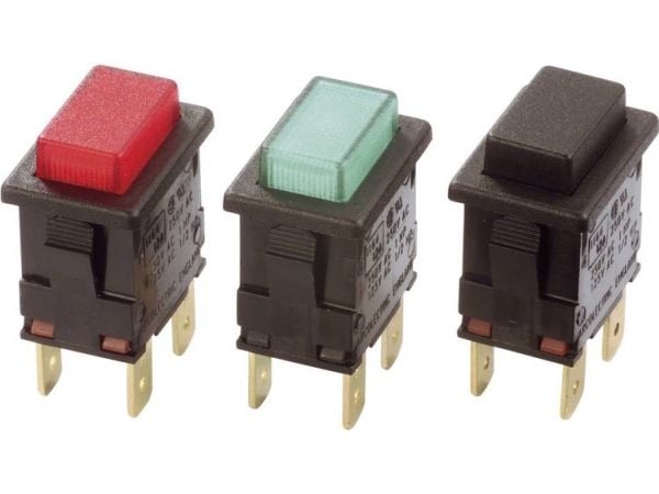 Arcolectric H8353ABNAB Painekytkin 230 V/AC 16 A 2 x Off/On Klikkende 1 stk