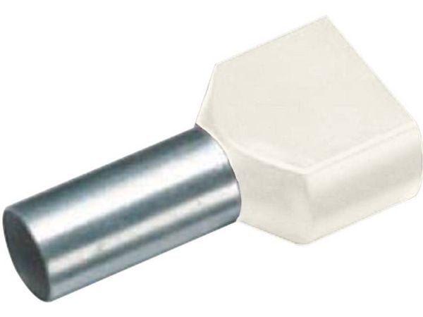 Vogt Verbindungstechnik 470914D Kaksoiskaapelikengät 16 mm² Osittain eristetty Norsunluu 100 kpl