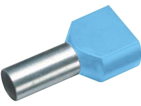 Vogt Verbindungstechnik 470208D Kaksoiskaapelikengät 0,75 mm² Osittain eristetty Sininen 100 kpl