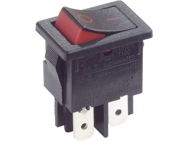 Bulgin H8550XBAAA keinukytkin 1 kpl Bulgin H8550XBAAA keinukytkin 1 kpl