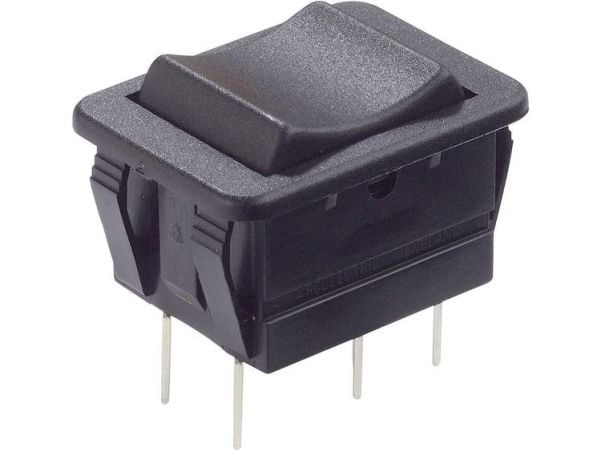 Arcolectric (Bulgin Ltd.) C1570VBAAB Vaihtokytkin C1570VBAAB 250 V/AC 16 A 2 x On/Off/On Klikkaus/0/Clicking 1 kpl