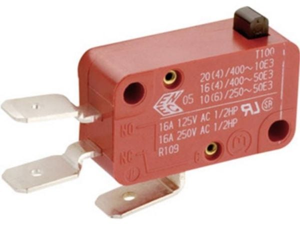 Marquardt mikrokontakti 1005.1207 250 V/AC 20 A 1 x Pois/(Päälle) painikkeen pää 1 kpl
