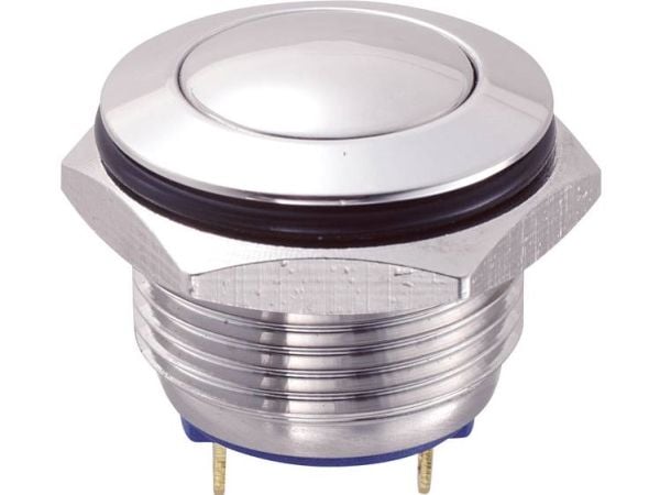 TRU COMPONENTS GQ16B-10/J/S Kiinteä painike 48 V/DC 2 A 1 x Pois päältä/(Päälle) Kosketus IP65 1 kpl