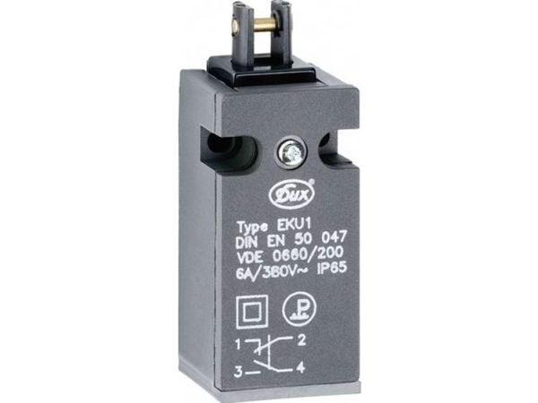 Schlegel EKU1-KZ endestoppkontakt 380 V/AC 6 A trekkaksel tastende IP65, 1 stk