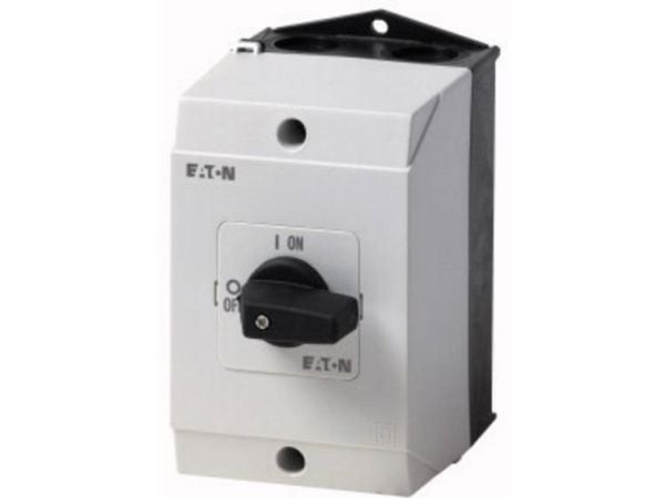 Eaton P1-32/I2, Vipukytkin, 3P, Musta, Valkoinen, IP65, 100 mm, 107 mm
