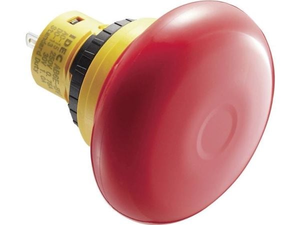 Idec AB6E-4BV02PRH Nødstopknap 250 V/AC 3 A 2 x brydekontakt IP65 1 stk
