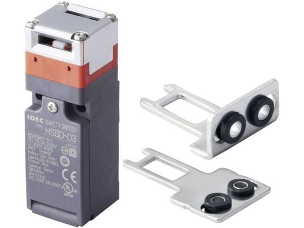 Idec HS5D-03ZRNM-SET Turvakosketin 300 V/AC 10 A Metallikahva suora, Metallikahva taivutettu Kosketus IP67 1 sarja 1 sarja