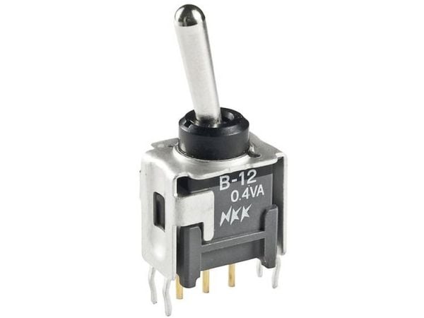 NKK-kytkimet B12AH Keinukytkin 28 V/DC 0,1 A 1 x On/On Klikkaava 1 kpl NKK-kytkimet B12AH Keinukytkin 28 V/DC 0,1 A 1 x On/On Klikkaava 1 kpl
