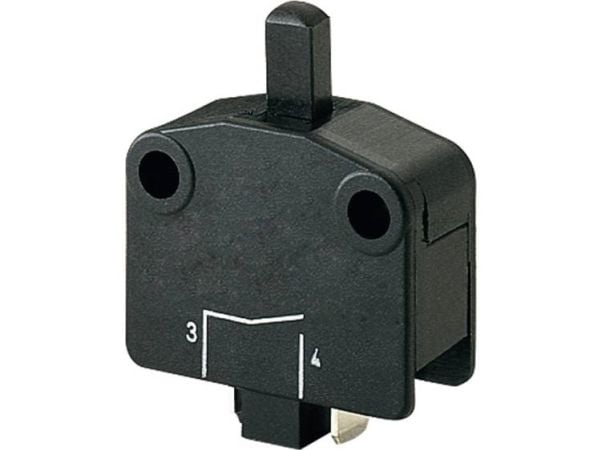 Marquardt 1115.2101 Painonappi 250 V/AC 6 A 1 x On/(Off) Kosketus (L x S x K) 30 x 13 x 23,2 mm IP40 1 kpl