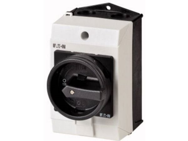 Eaton T0-2-8900/I1/SVB-SW, Vipukytkin, 3P, Musta, Valkoinen, IP65, 80 mm, 110 mm