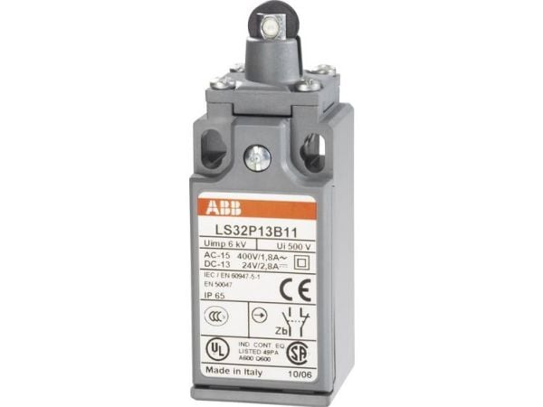 ABB 1SBV010313R1211 LS32P13B11 Rajakytkin 400 V/AC 1,8 A Rullamäntä Painonappi IP65 1 kpl