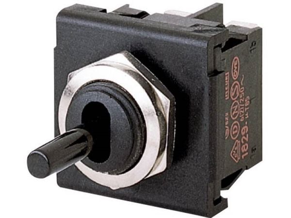 Marquardt 1822.1101 vippoverstyrare 250 V/AC 6 A, 2 x Off/On, IP40, klick (1 st)