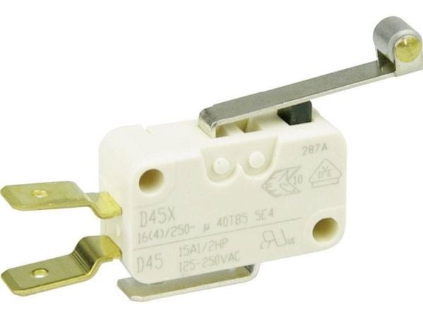 ZF Pienoiskoekytkin D4 250 V / AC D459-V3RD 1 vaihtokytkin ZF Pienoiskoekytkin D4 250 V / AC D459-V3RD 1 vaihtokytkin