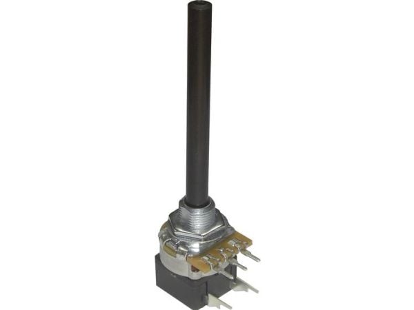 Potentiometri Service PC20BU/HS4 CEPS F1 L:65 B4,7K Pyörivä potentiometri kytkimellä Mono 4,7 kΩ 1 kpl