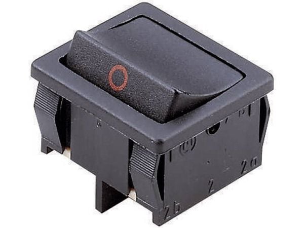 Marquardt 1805.7110 Keinukytkin 1805.7110 250 V/AC 10 A 2 x Off/On IP40 Klikkaava 1 kpl
