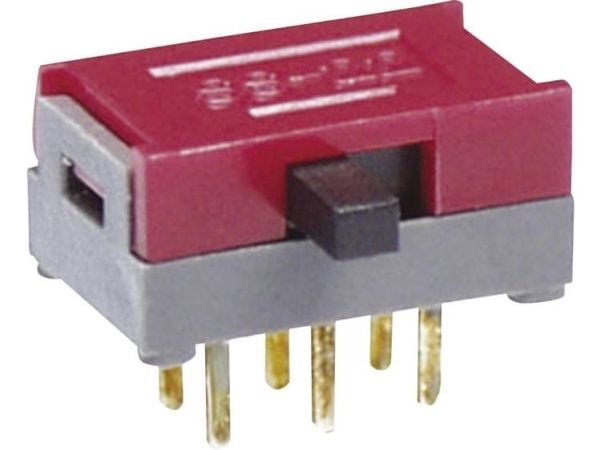 NKK-kytkimet SS22SDP2 SS22SDP2 SS22SDP2 Liukukytkin 30 V/DC 0,1 A 2 x On/On 1 kpl