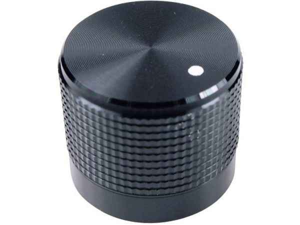 Cliff FC7225 FC7225 Pyörivä nuppi kärjellä Musta (Ø x K) 20 mm x 17 mm 1 kpl