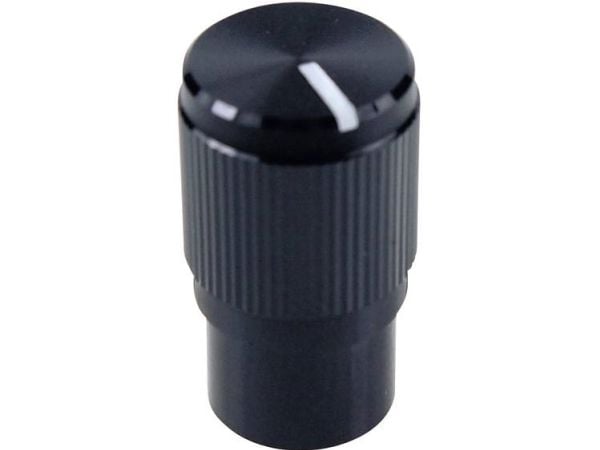 Cliff FC7257 FC7257 FC7257 Drejeknap Sort (Ø x K) 10,7 mm x 19 mm 1 stk 1 stk