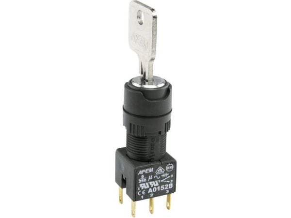 APEM A018323 Avainkosketin 1 x 90 ° 1 kpl 1 kpl