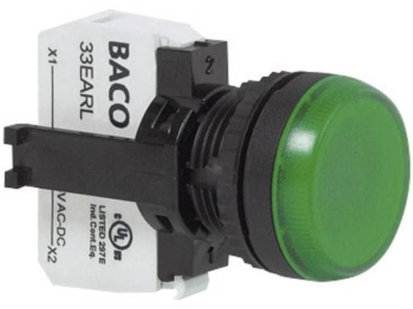 BACO L20SE40L Signallys med LED-element Gul 24 V/DC, 24 V/AC 1 stk