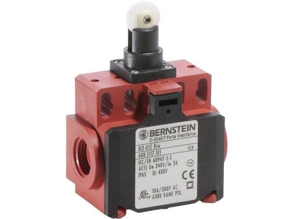 Bernstein 6085117101 BI2-U1Z endestoppkontakt 240 V AC 10 A rullearm trykkende IP65 1 stk