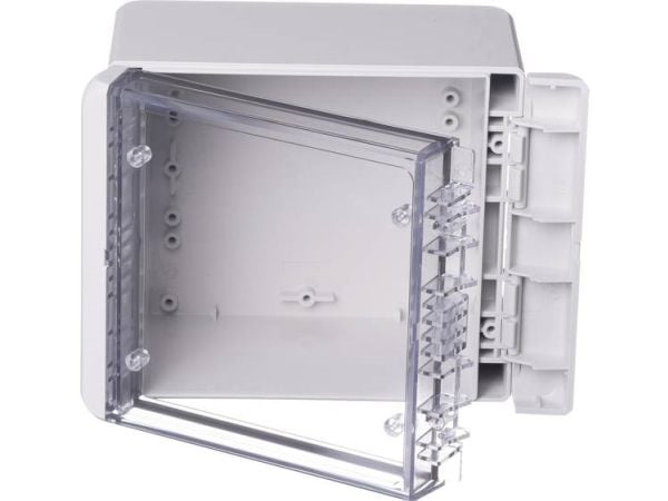 Bopla Bocube B 141309 PC-V0-G-7035 96023235 utomhuskapsling 125 x 151 x 90 polykarbonat V0 grå/vit (RAL 7035) 1 st