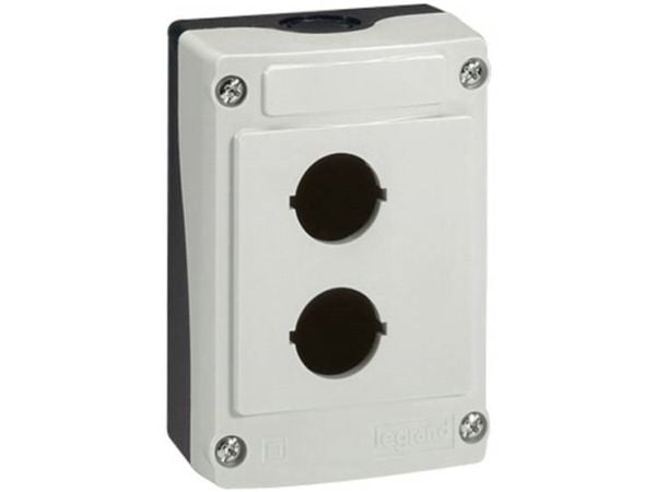 BACO BALBX0200 Tomt hus 2 installationspunkter (L x B x K) 107 x 74 x 47.9 mm Grå, Sort 1 stk