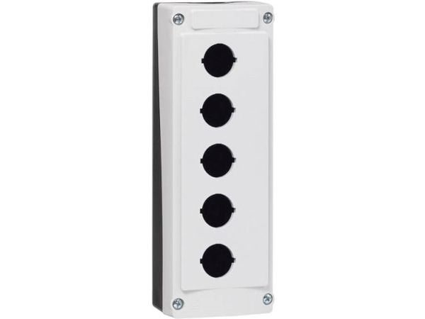BACO LBX0500 224205 tomt hus 5 installasjonspunkter 206 x 74 x 47.9 mm grå/sort 1 stk