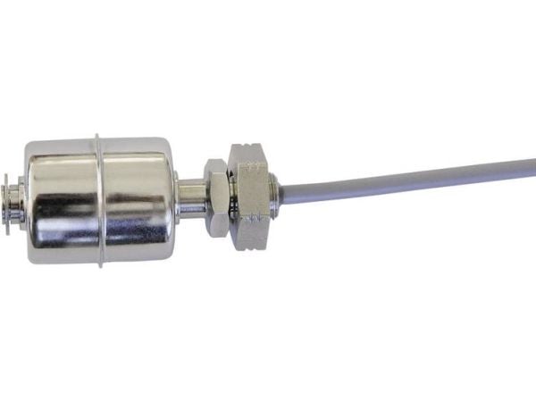 REED Electronics R1/8-EO/S-L45-E27Z-1m PVC svømmerkontakt 230 V/AC 0.4 A, 1 x sluttekontakt, 1 x brytekontakt IP67 (1 stk.)