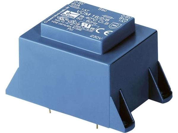 Block VCM printtransformator 25/1/15 1 x 230 V / 1 x 15 V AC 25 VA 1,66 A