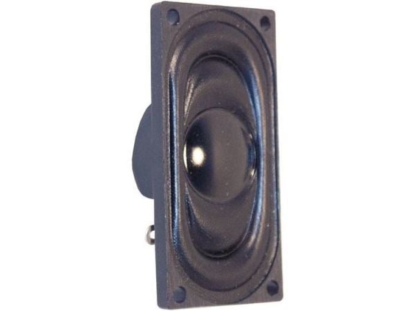 Visaton K 20.40, 1 W, Rektangulær, 2 W, 8 O, 400 - 20000 Hz, Sort