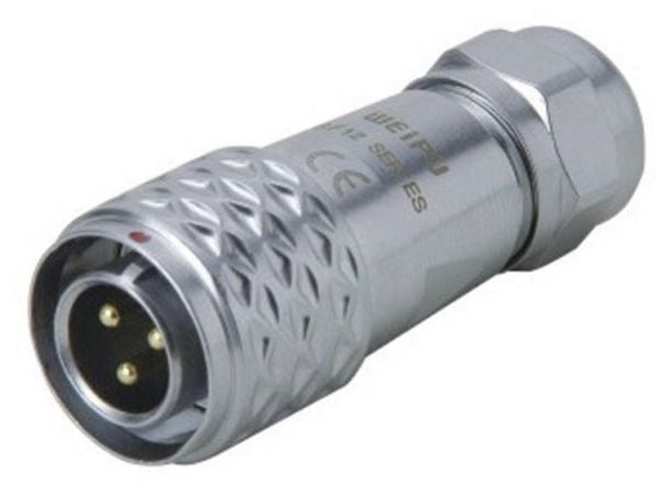 Weipu SF1210/P4 rundkontakt, kontakt, rett poltall: 4, serie SF12