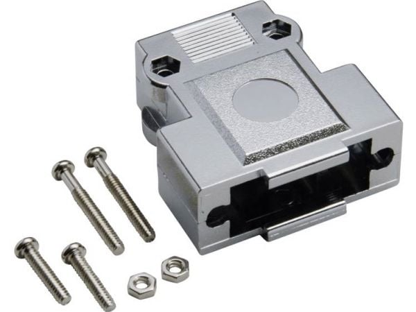 BKL Electronic 10120249 D-Sub poltall: 25, plast/metallisert, 180°, sølv, 1 stk