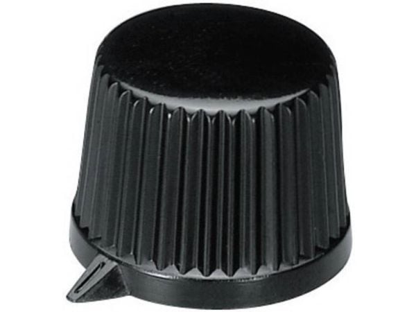 OKW A1613560 Nuppi Musta (Ø x K) 19,9 mm x 15,5 mm 1 kpl 1 kpl