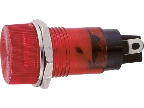 Sedeco B-432 12V röd standard signallampa med glödlampa