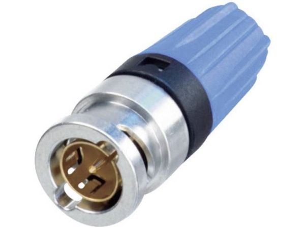 Neutrik NBNC75BLP9, BNC, BNC, 75 O, 50 V, 30 N, 25 N