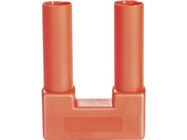 Schnepp SI-FK 19/4 rt sikkerhets kortslutningsplugg rød stiftdiameter 4 mm, stiftavstand 19 mm (1 stk)