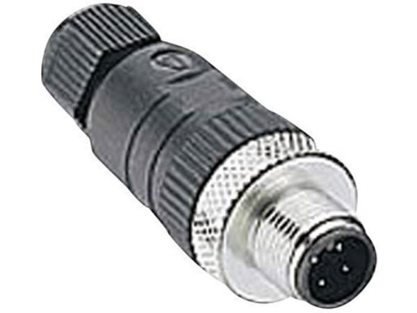 Lumberg Automation 108650 Anturi, toimilaitteen liitin, M12 Liitin, suora Napaluku (RJ): 5 1 kpl 1 kpl