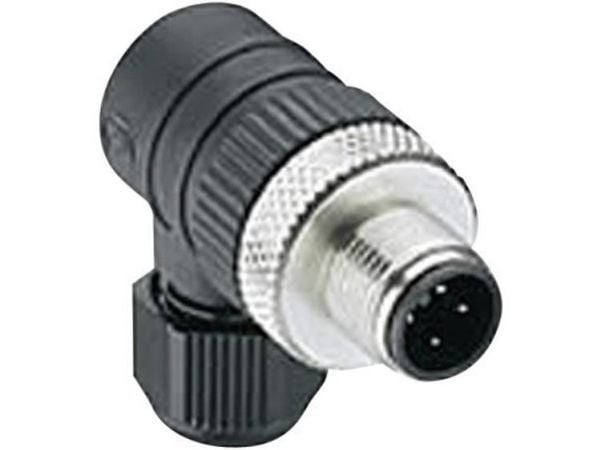 Lumberg Automation 108654 Anturi, toimilaitteen liitin, M12-pistoke, kulmikas Navan numero (RJ): 4 1 kpl 1 kpl