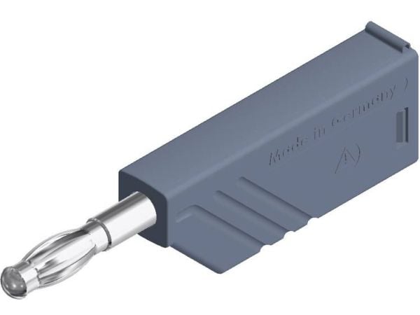 Hirschmann Test & Measurement LAS N WS grau Lamelstik Stik, lige Stift-diameter: 4 mm Grå 1 stk
