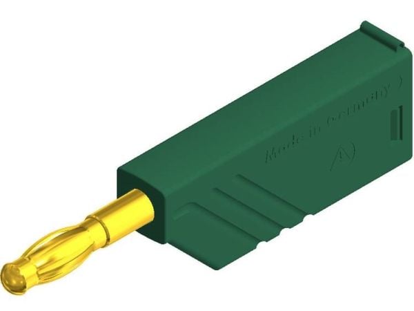 SKS Hirschmann LAS N WS grün Au Lamellikiinnitin, suora Nastan halkaisija: 4 mm Vihreä 1 kpl