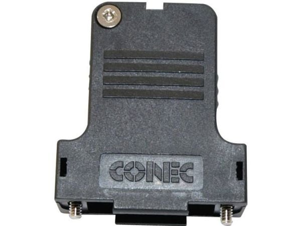 Conec 165X14519XE D-SUB-kabinet 15 pol, plast, metallisert 180°, sort 1 stk