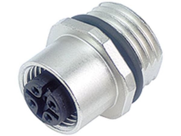 Binder 09-3432-578-04 sensor-/aktorkontakt för infällt montage M12 4-polig (RJ): 4 1 st