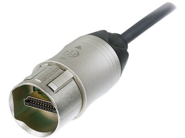 NEUTRIK HDMI-tilkoblingskabel [1x HDMI-plugg 1x HDMI-plugg] 3 m Nickel Neutrik (NKHDMI-3)