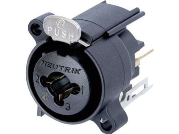 Neutrik NCJ6FA-V, XLR, Sort, 1500 V, 10 mO, 50 V, 3 A